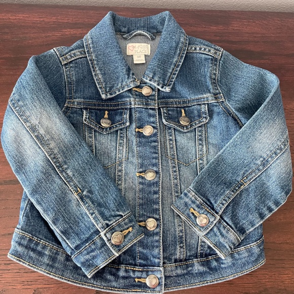 The Children's Place Jackets & Coats Used Denim Toddler Girl Jacket